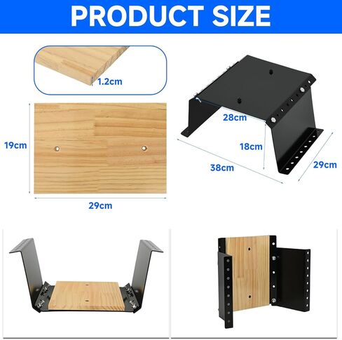 MJ-1-DP لوحة جاك 4 بوصة لوحات جاك محرك صغيرة للمحرك الخارجي تصل إلى 35 حصان، لوحة جاك قابلة للتعديل مع كتلة تثبيت خشبية، إضافة مسافة يدوية بين المحرك والرافعة in Kuwait