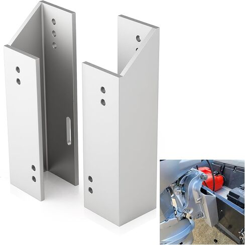 Fixed Jack Plate 4 Inch Setback Durable Aluminum Boat Jack Plate for Outboard Motor Height Adjustment Improved Performance and Control Corrosion Resistant and high Load-Bearing Capacity in Kuwait