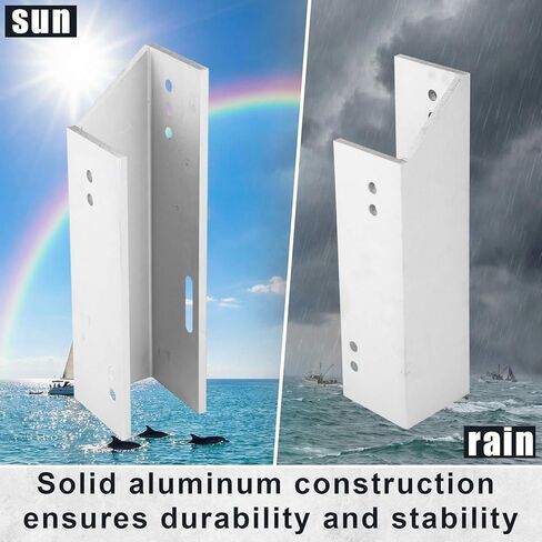 Fixed Jack Plate 4 Inch Setback Durable Aluminum Boat Jack Plate for Outboard Motor Height Adjustment Improved Performance and Control Corrosion Resistant and high Load-Bearing Capacity in Kuwait