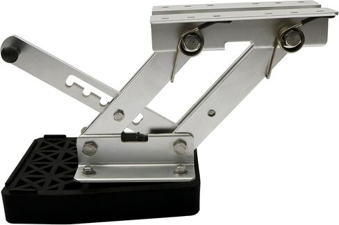 2 Stroke Marine Outboard Motor Support, 7.5HP-20HP Outboard Motor Bracket for Boat, Heavy Duty Aluminum Boat Engine Motor Kicker with Plastic Mounting Plate, Max Load 20HP in Saudi Arabia