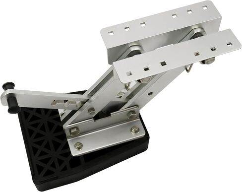 2 Stroke Marine Outboard Motor Support, 7.5HP-20HP Outboard Motor Bracket for Boat, Heavy Duty Aluminum Boat Engine Motor Kicker with Plastic Mounting Plate, Max Load 20HP in Saudi Arabia