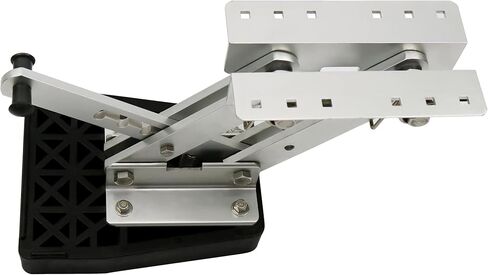 2 Stroke Marine Outboard Motor Support, 7.5HP-20HP Outboard Motor Bracket for Boat, Heavy Duty Aluminum Boat Engine Motor Kicker with Plastic Mounting Plate, Max Load 20HP in Saudi Arabia