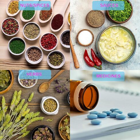 مجموعة مسحوق حبوب منع الحمل الناعم ومدافع الهاون والمدقة للحبوب الكبيرة والصغيرة والمتعددة، تحل مشكلات مطحنة حبوب الدواء الشائعة - الفولاذ المقاوم للصدأ الصلب 304، 10 أونصة in Kuwait