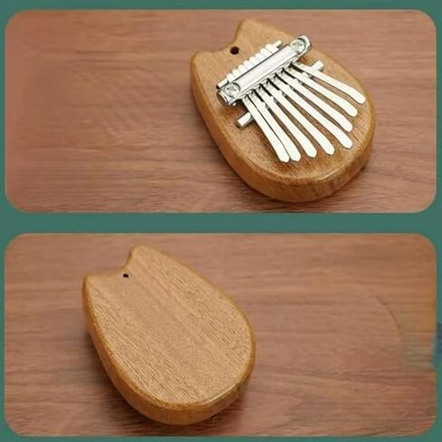Mini Bear 8-Tone Kalimba Thumb Piano - Portable Finger Piano for Beginners, Stress Relief Gift for Music Enthusiasts in Saudi Arabia