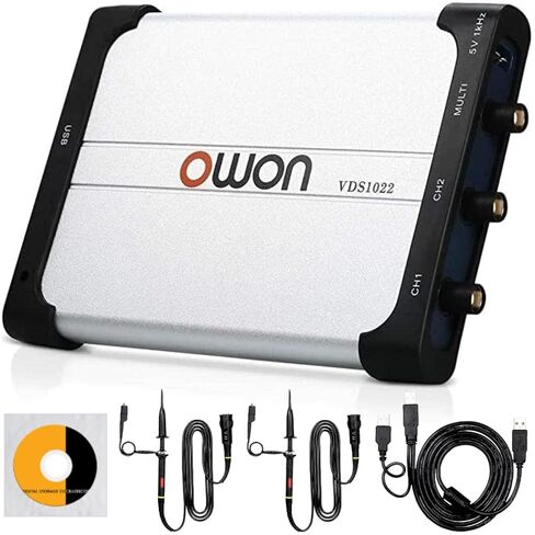 Owon VDS1022 USB Oscilloscope 2x 25 MHz 100MS/s in Saudi Arabia