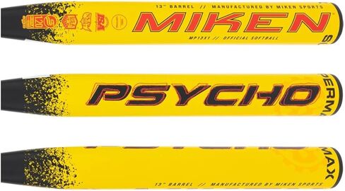 Miken Psycho 13" SuperMax Dual Stamp Slow Pitch Softball Bat: MP13X1 in Saudi Arabia