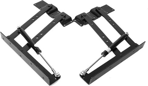 Aramox Heavy Duty Steel Lift Up Coffee Table Mechanism, Large Load Capacity 50kg 100lb, with Hydraulic Hinges Springs, for Functional Furniture Space Saving in Saudi Arabia