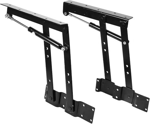 Aramox Heavy Duty Steel Lift Up Coffee Table Mechanism, Large Load Capacity 50kg 100lb, with Hydraulic Hinges Springs, for Functional Furniture Space Saving in Saudi Arabia