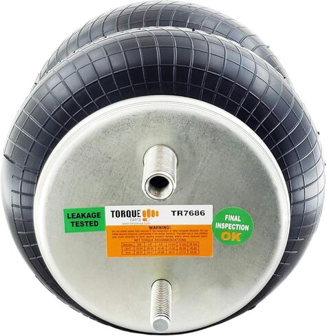 2 pack of TORQUE Double Convoluted Air Spring Bag (Replaces Firestone 7686, W01-358-7686, Rowe Truck ASC2500, ASC1600, 0035) (2 x TR7686) in Saudi Arabia