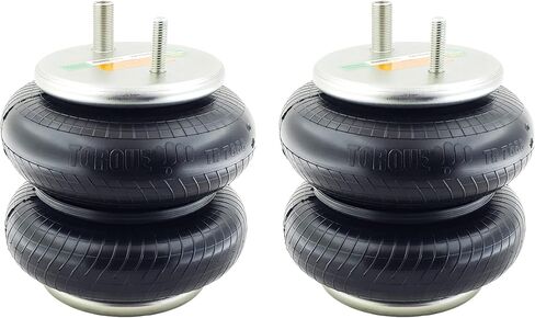 2 pack of TORQUE Double Convoluted Air Spring Bag (Replaces Firestone 7686, W01-358-7686, Rowe Truck ASC2500, ASC1600, 0035) (2 x TR7686) in Saudi Arabia