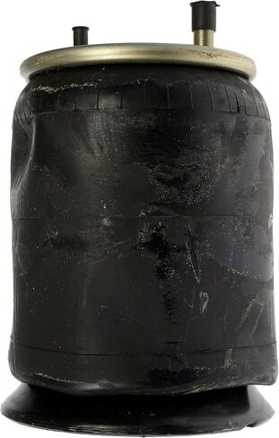 Dayton Parts 452-9367L Air Spring, Rolling Lobe, Steel Piston, 16.93" Static Height, 9" Top Plate Diameter, 10.24" Piston Diameter, Two Stud Top Plate, Four Hole Piston in Saudi Arabia