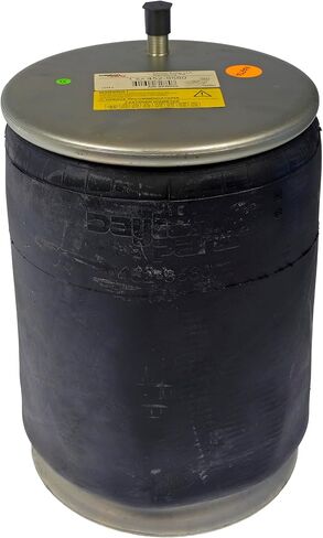 Dayton Parts 452-9580L Air Spring, Rolling Lobe, Steel Piston, 16.34" Static Height, 10.16" Top Plate Diameter, 10.16" Piston Diameter, One Stud Top Plate, Four Hole Piston in Saudi Arabia