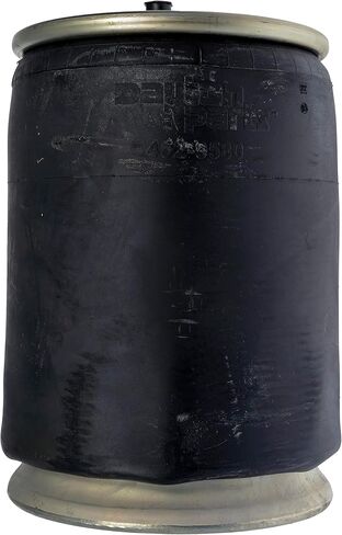 Dayton Parts 452-9580L Air Spring, Rolling Lobe, Steel Piston, 16.34" Static Height, 10.16" Top Plate Diameter, 10.16" Piston Diameter, One Stud Top Plate, Four Hole Piston in Saudi Arabia