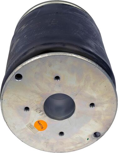 Dayton Parts 452-9580L Air Spring, Rolling Lobe, Steel Piston, 16.34" Static Height, 10.16" Top Plate Diameter, 10.16" Piston Diameter, One Stud Top Plate, Four Hole Piston in Saudi Arabia