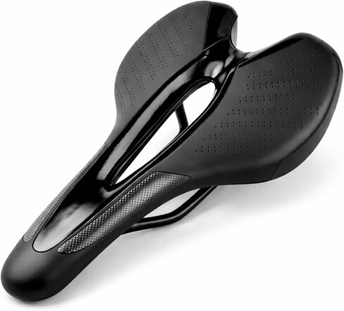 Bike Seat, Bike Saddle with Comfortable Waterproof Lightweight Design for Men and Women Road Mountain MTB Bicycle in Kuwait