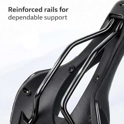 Bike Seat, Bike Saddle with Comfortable Waterproof Lightweight Design for Men and Women Road Mountain MTB Bicycle in Kuwait