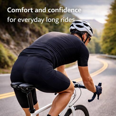 Bike Seat, Bike Saddle with Comfortable Waterproof Lightweight Design for Men and Women Road Mountain MTB Bicycle in Kuwait