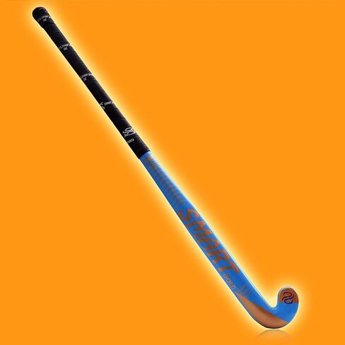 Smart Gold Hockey Stick, 36.5 Inches, Blue, Composite Wood, Slim Handle in Kuwait