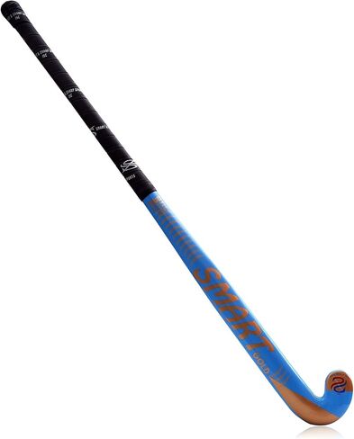 Smart Gold Hockey Stick, 36.5 Inches, Blue, Composite Wood, Slim Handle in Kuwait