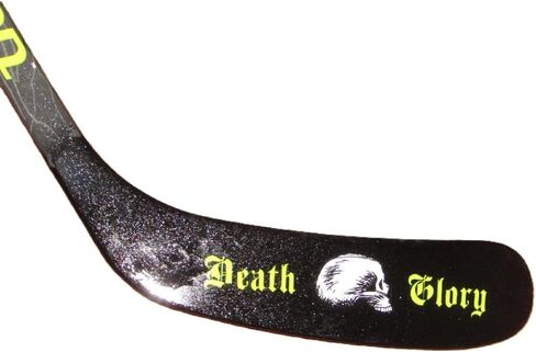 Rebellion Superb 7520 | Death or Glory | Composite 1-Piece Tack-Grip Hockey Stick | 45 Flex, Curve Pattern 11, 54-inch | Junior (Right-Handed Curve) in Kuwait