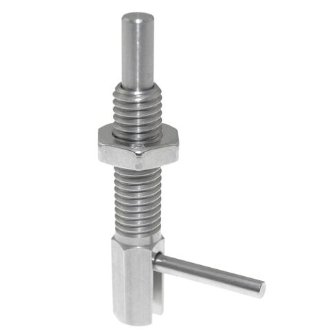 M6 Stainless Steel Telescopic L Shaped Locating Stop Plunger Pin with Nut for Ship Outfitting Moulds Chassis Cabinet Industrial Equipment in Kuwait