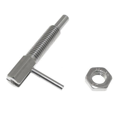 M6 Stainless Steel Telescopic L Shaped Locating Stop Plunger Pin with Nut for Ship Outfitting Moulds Chassis Cabinet Industrial Equipment in Saudi Arabia