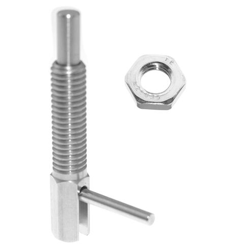 M6 Stainless Steel Telescopic L Shaped Locating Stop Plunger Pin with Nut for Ship Outfitting Moulds Chassis Cabinet Industrial Equipment in Saudi Arabia
