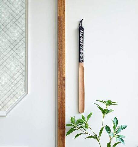 Antique Alive Mother of Pearl Inlay Art 20 Inch Long Wood Handled Shoe Horn Shoehorn in Kuwait