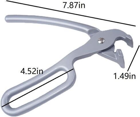 Aluminum Pizza Pan Gripper for Lifting Hot Baking Sheets and Stone Pots, Heavy Duty Kitchen Tool with Return Spring for Safe Handling in Home and Commercial Ovens in Saudi Arabia