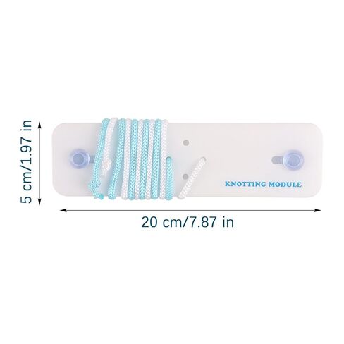 Rope for Knot Tying Practice | Portable Learn Knot Training Board | Knitting Boards, Arts & Crafts Accessories for Surgical Student, Doctor, Classroom, Laboratory in Saudi Arabia