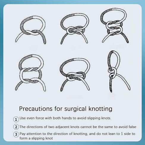 Rope for Knot Tying Practice | Portable Learn Knot Training Board | Knitting Boards, Arts & Crafts Accessories for Surgical Student, Doctor, Classroom, Laboratory in Saudi Arabia