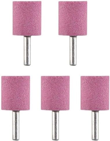 5pcs 6mm Shank Abrasive Mounted Stone Cylinder Set for Rotary Tool Grinding and Polishing(6x35) in Saudi Arabia