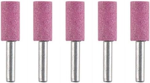 5pcs 6mm Shank Abrasive Mounted Stone Cylinder Set for Rotary Tool Grinding and Polishing(6x35) in Saudi Arabia