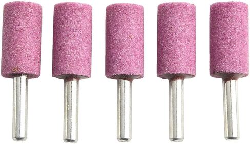5pcs 6mm Shank Abrasive Mounted Stone Cylinder Set for Rotary Tool Grinding and Polishing(6x35) in Saudi Arabia