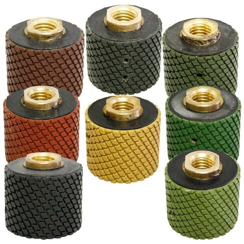 1-3/8" Diamond Polishing Drum Set Grit 50–3000 Set 4 Granite Marble Sink Polish in Saudi Arabia