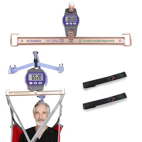 Patient Lift Weight Scale for Elderly or Bedridden, Universal Lift Scale Suitable for Nursing Home, Hospital & Home Care Use-SWL 500lbs in Saudi Arabia