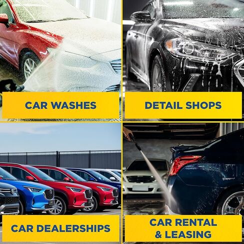 Zep Truck and Trailer Wash - 1 Gallon (Case of 4) 1041477 - Removes Exhaust Deposits, Road Film and Bugs from Painted Vehicle Surfaces in Kuwait