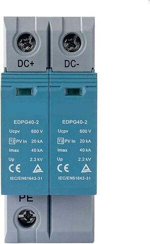 2P Solar PV DC SPD Surge Protective Device 600V 40KA Arrester Protector Din Rail in Saudi Arabia