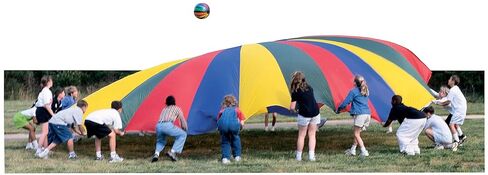 Sportime GripStarChutes Parachute 4-Layer Construction and 36 Handles- 35 foot Diameter in Saudi Arabia