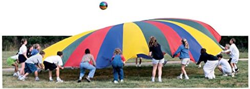 Sportime GripStarChutes Parachute 4-Layer Construction and 36 Handles- 35 foot Diameter in Saudi Arabia