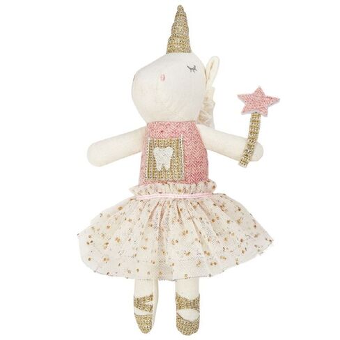Mud Pie Unicorn Tooth Fairy Pink One Size in Saudi Arabia