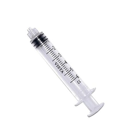 Vista Dental 316030 Luer Lock Syringes 3cc Autoclavable Non-Sterile 100/Pk in Kuwait