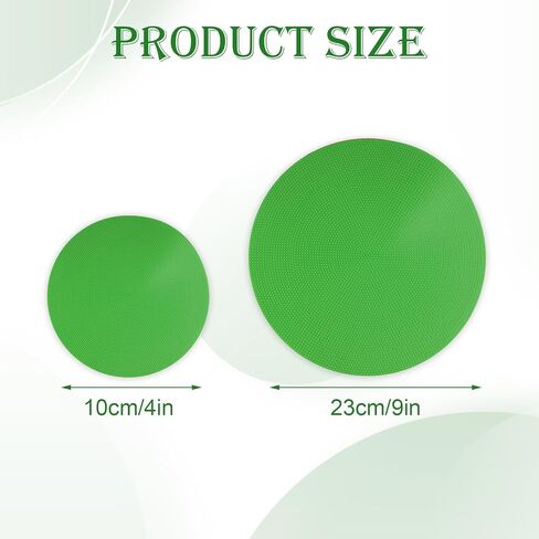 18 Pcs Non Slip Poly Spot Markers Set, 4 inch and 9 inch Floor Dots for Soccer Speed Agility Training, Multicolor (Comes with a Storage Bag) in Kuwait