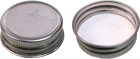 Air Sea Containers | 1 L F-Style Metal Can | F-Style Reusable Metal Can | Tin Plated Steel Can | Screw Cap Included (Empty Can) Can With Delta Opening | Case of 24 in Kuwait