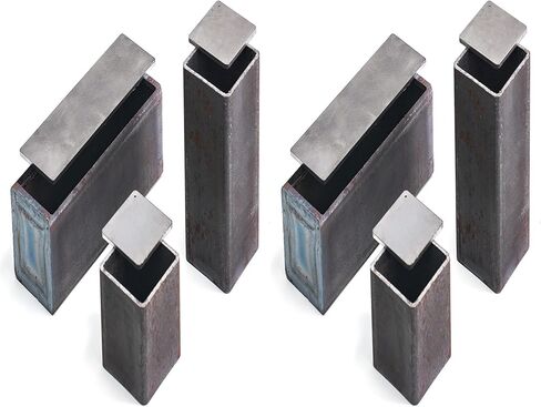 6 Pack Multi-Size Multi-Shaped Can For Canister Damascus Steel Tube Stock Blanks Knife Making Forging,The Perfect Knife Making Steel Accessories for Professional Use and Hobbyist Use in Kuwait