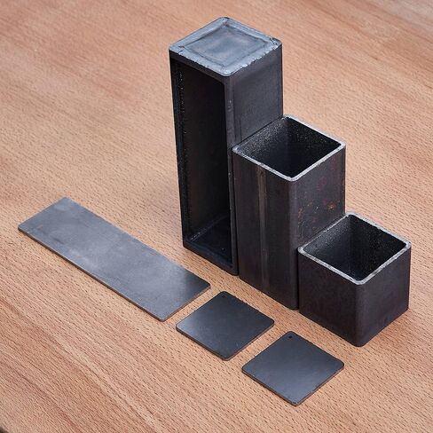 6 Pack Multi-Size Multi-Shaped Can For Canister Damascus Steel Tube Stock Blanks Knife Making Forging,The Perfect Knife Making Steel Accessories for Professional Use and Hobbyist Use in Kuwait