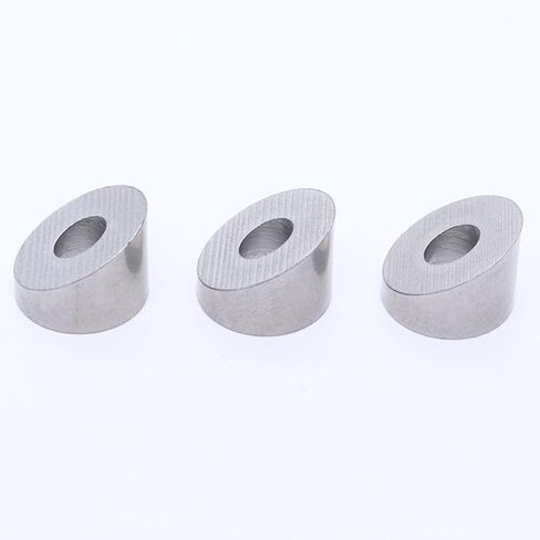 10Pcs 1/4 Inch Stainless Steel Angle Beveled Washers 30 Degree Double-Sided Metal Washers for Cable Railing Kit and Stair Railing Hardware in Saudi Arabia