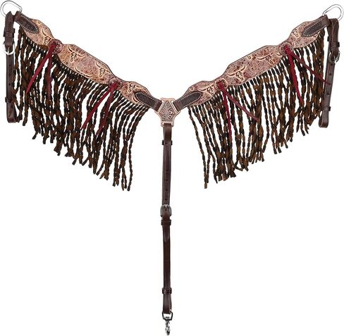 Showman Golden Horn Browband Headstall & Breast Collar Set in Saudi Arabia