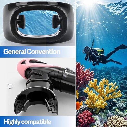 PWind Silicone Snorkel Mouthpiece Soft Comfortable Spare Replacement Scuba Diving Mouthpiece for Regulators with Regulator Tie Fits Most Standard Regulators in Saudi Arabia