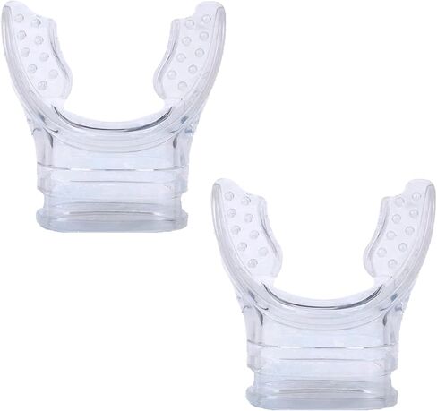 PWind Silicone Snorkel Mouthpiece Soft Comfortable Spare Replacement Scuba Diving Mouthpiece for Regulators with Regulator Tie Fits Most Standard Regulators in Saudi Arabia
